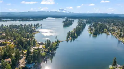 Aerial View of Lake Tapps