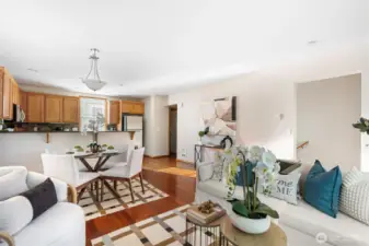Convenient open concept