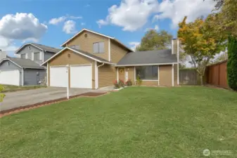 Welcome home! Grass has been touched up