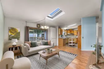 Great Room (virtually staged)