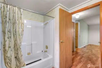Hallway bathroom