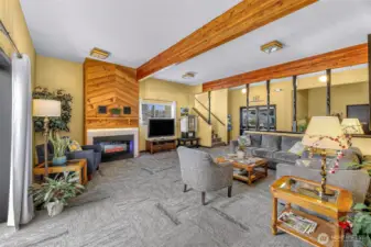 Clubhouse interior