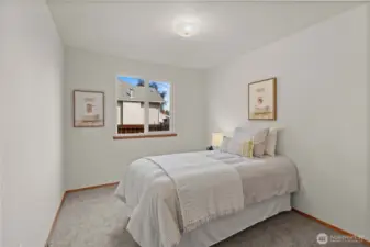 Bedroom three is also charming