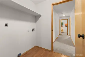 Separate laundry room!