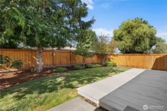 Fully fenced for privacy