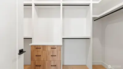 Primary closet