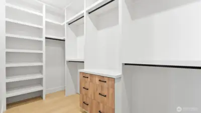 Primary in closet