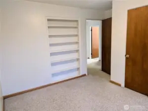 Third bedroom with more built-ins.