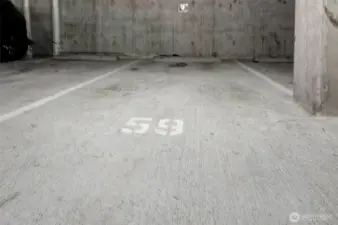 Two parking spaces. #59 & 60