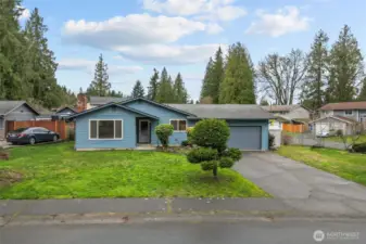 Welcome to 12830 55th Ave SE, Everett!  This home features 3 BRs and 1.75 Baths!  Very rare in under 1,100 sq ft.  Situated on an enormous, usable, corner lot that is flat and ready for your imagination!  DADU, maybe?  A .25-acre lot is also a very rare find!  Just minutes from fantastic amenities and easy freeway access!  Amazing Everett School District and less than 1/2 mile from McCollum Park where you can enjoy wooded walking trails.