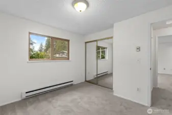 BR #2 is also in the back of the home with west-facing windows.