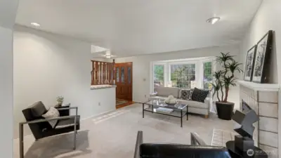 A second view of the living room.