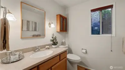 This is the main floor 1/2 bath.