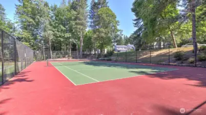 One of the many sports courts that are all over Klahanie. Klahanie also has miles of trails surrounding and going through Klahanie