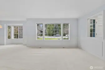 Lots of personality in the living and dining area.