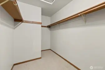 Large Walk In closet in primary