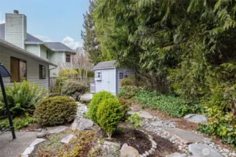 Charming storage shed