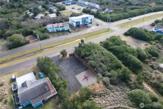 Looking from above, west to east.