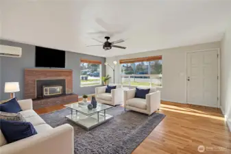 Virtually staged. . .