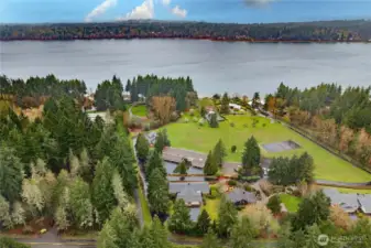 Incredible location overlooking Eld Inlet