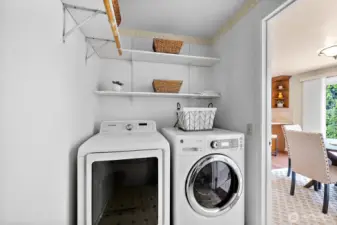 Laundry on main level
