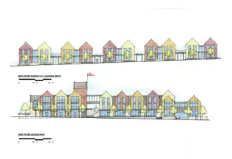 sketch of proposed plans