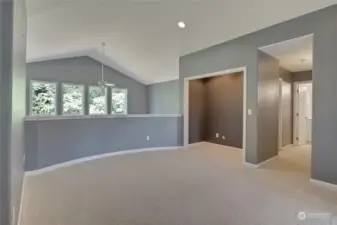 Bonus/loft area over great room