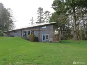 BACK VIEW OF THE HOME FROM BASS CANAL!