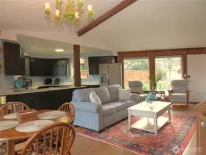 VIEW OF THE LIVING AND DINING AREA TOWARD THE KITCHEN!