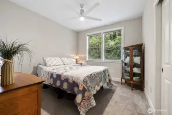 The second of two guest rooms.