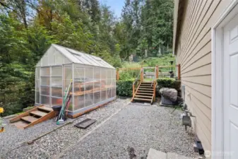 New greenhouse conveys.