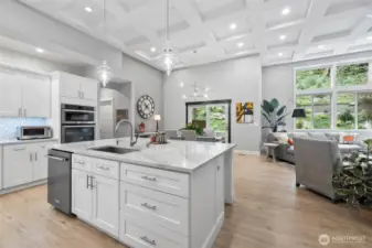 A gorgeous gourmet kitchen for you to get creative.