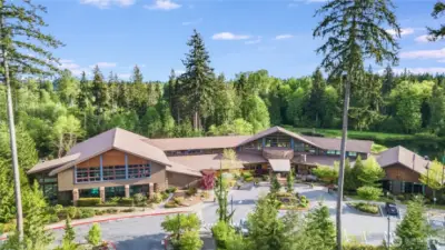 The 32,200 asf Cascade Club is your gateway to clubs, classes, exercise and social activities.