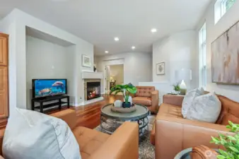 TV niche for a large TV!