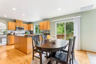 Kitchen with eating space