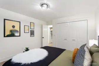 bedroom 1 with spacious closet