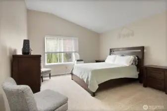 Huge Primary bedroom, large enough for lounging chairs