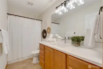 Upstairs FULL guest bath