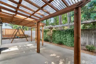 Large covered Patio