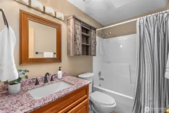 Comfortable Guest Bathroom