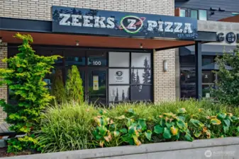 SKOG Haus Coffee & Tea and Zeek’s Pizza are just around the corner.