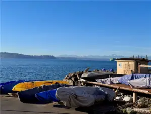 West beach has a private launch for your kayaks and paddleboard