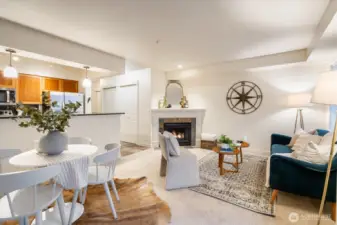 You’ll love the open vibe and great light in this cute condo.