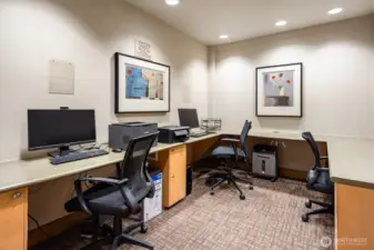 The building also features a business center for your use.