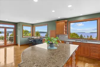 Stunning views from all of main floor