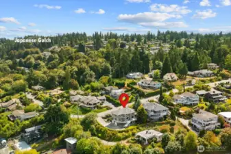 Japanese Gulch and Dog park within walking distance