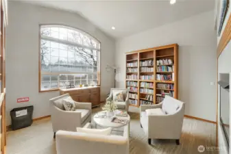 library within the community center