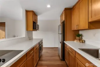 Lots of space with counter bar