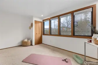 This space could be a 4th bedroom as well.