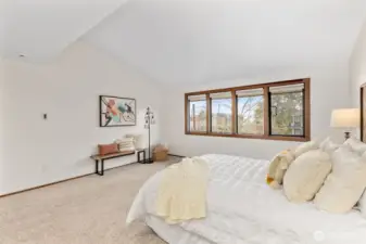 Tons of light and views of lake